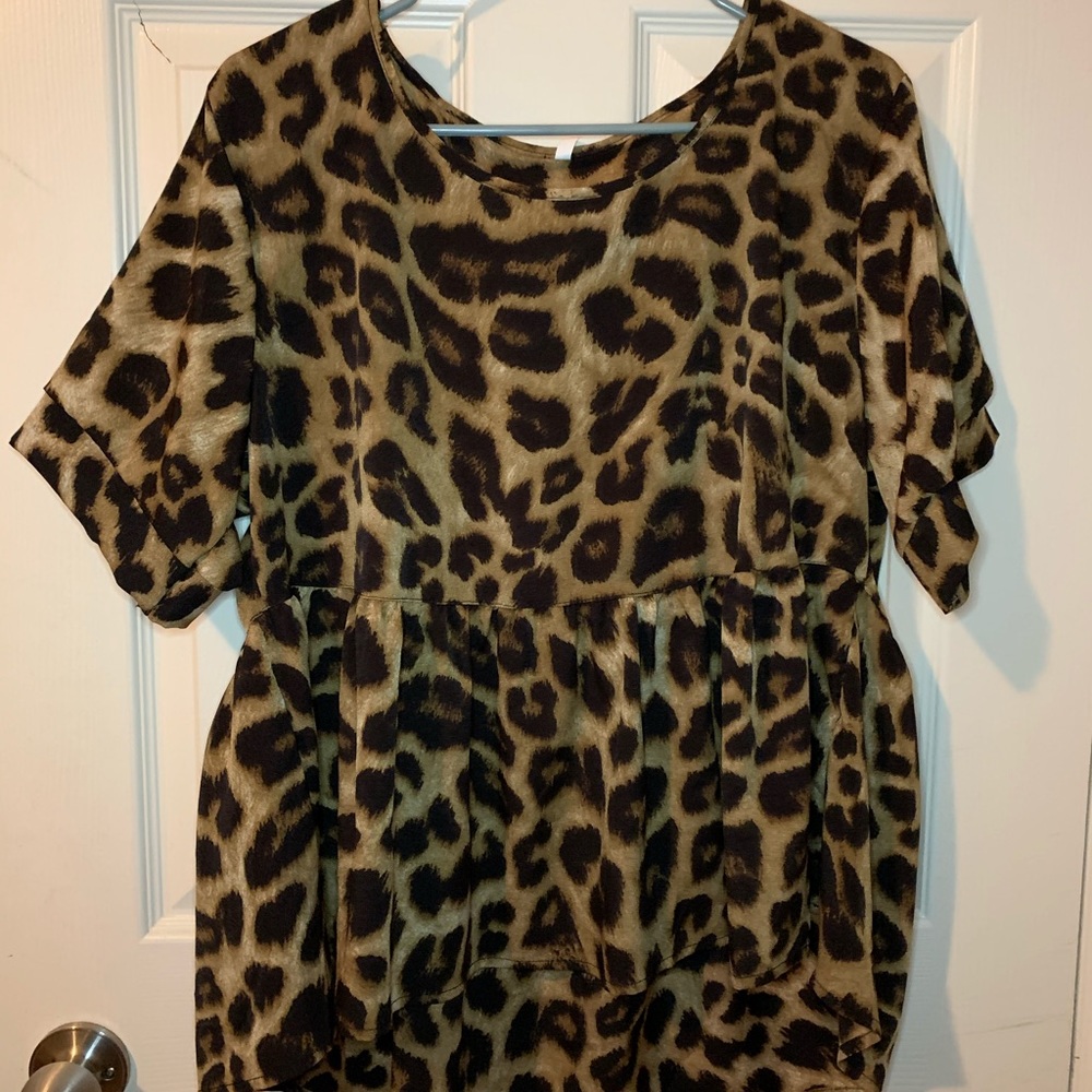 Cheetah baby doll